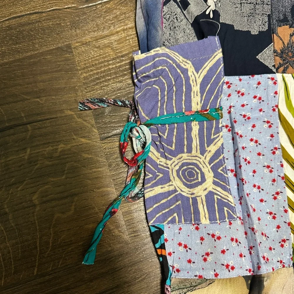 Colorful Patchwork Pants - Picture 3 of 6